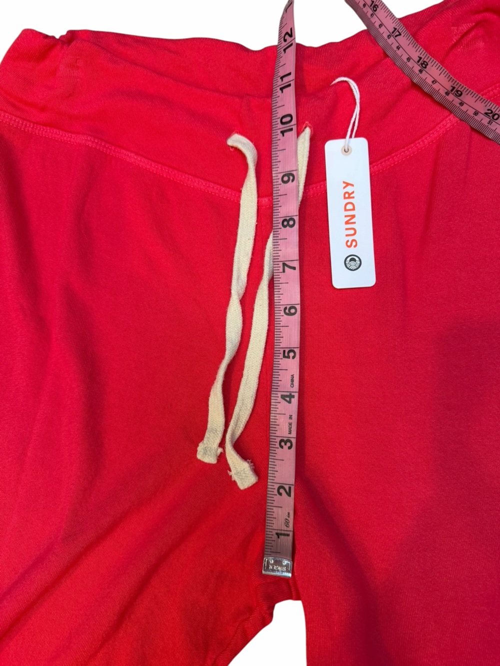 NWT Sundry Heart Graphic Red Sweatpants Joggers - Picture 7 of 10